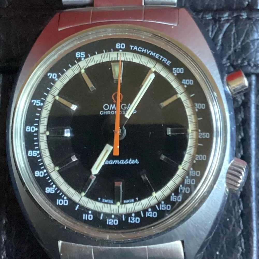 Vintage Omega Seamaster Chronostop Ref. 145.007 Stainless Steel 1170 Bracelet
